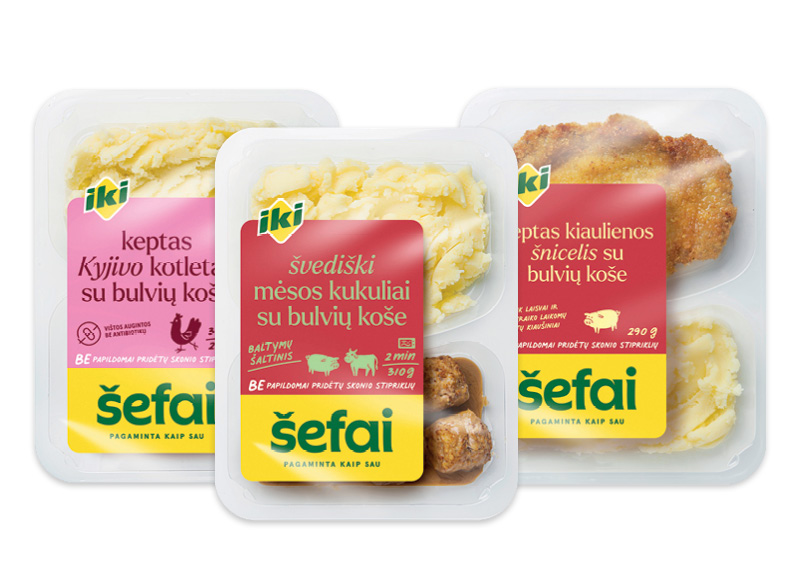 IKI ŠEFAI pietų rinkiniai