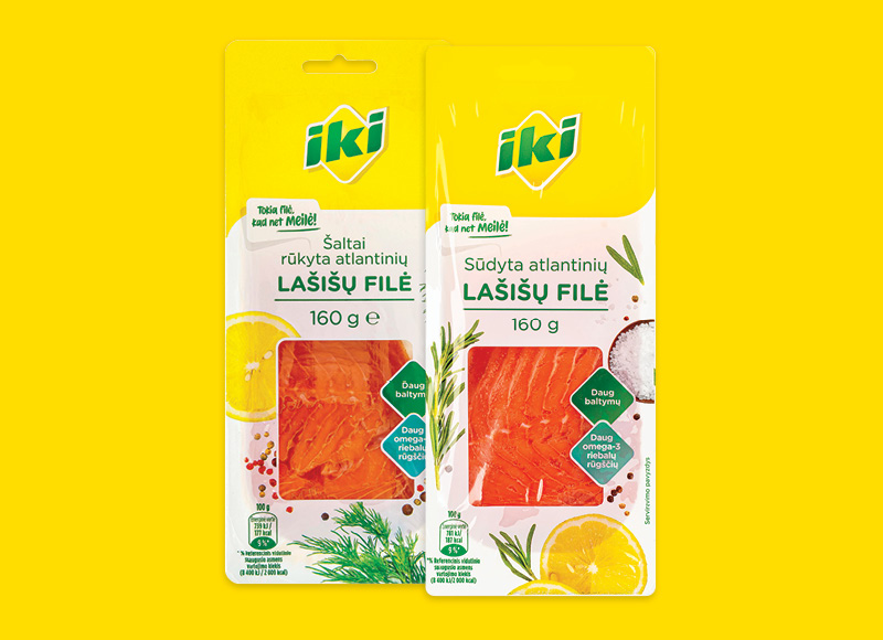 IKI sūdyta ar šaltai rūkyta atlantinių lašišų filė