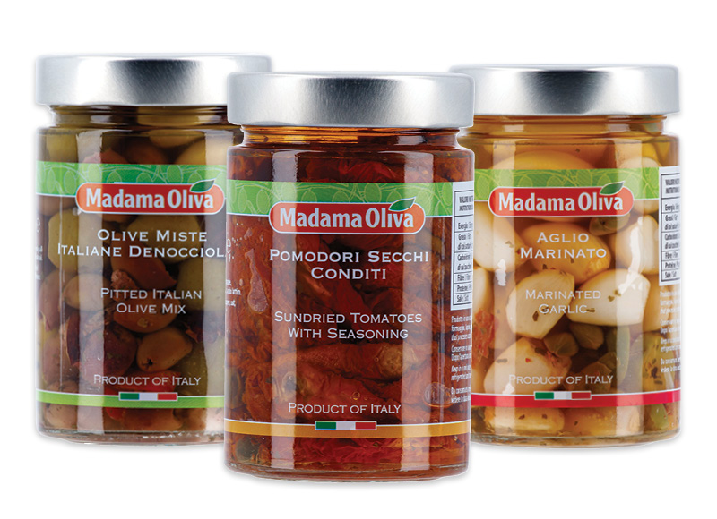 Konservuotoms daržovėms MADAMA OLIVA
