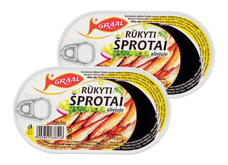 Rūkyti šprotai GRAAL