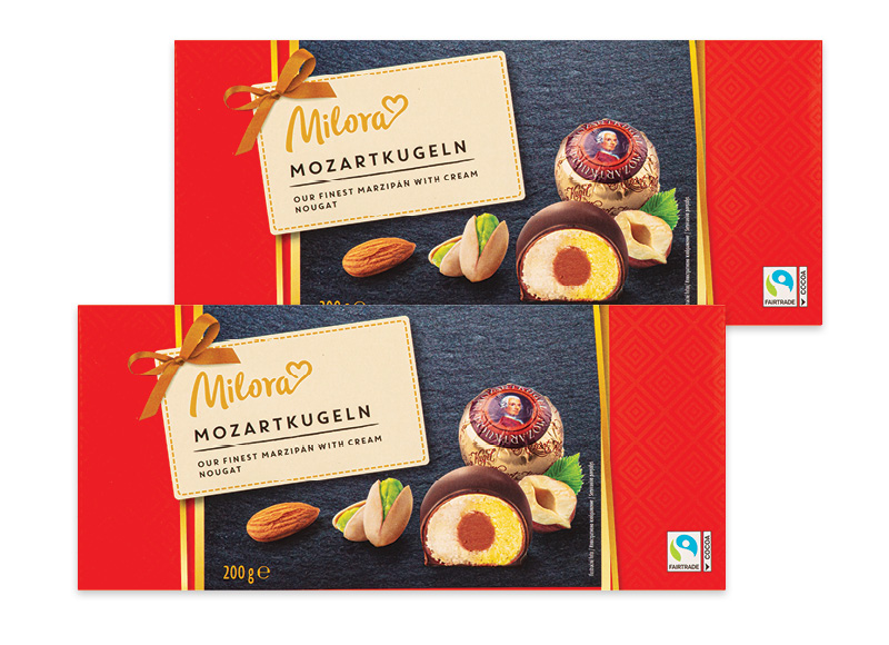 Saldainiai dėžutėje MILORA