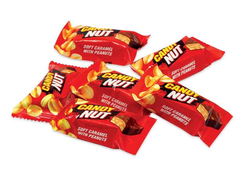Sveriami vafliniai saldainiai CANDY NUT