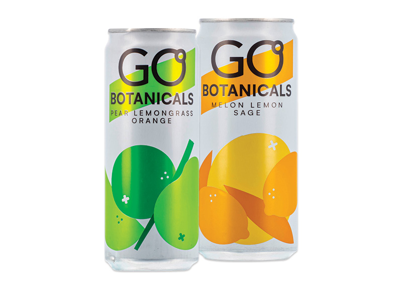 Gazuotas gėrimas GO BOTANICALS