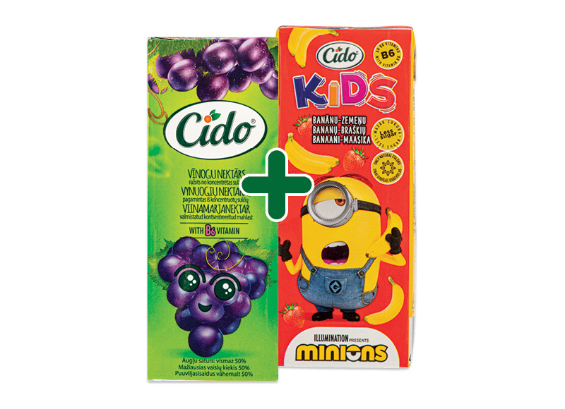 Nektaras ar sulčių gėrimas CIDO