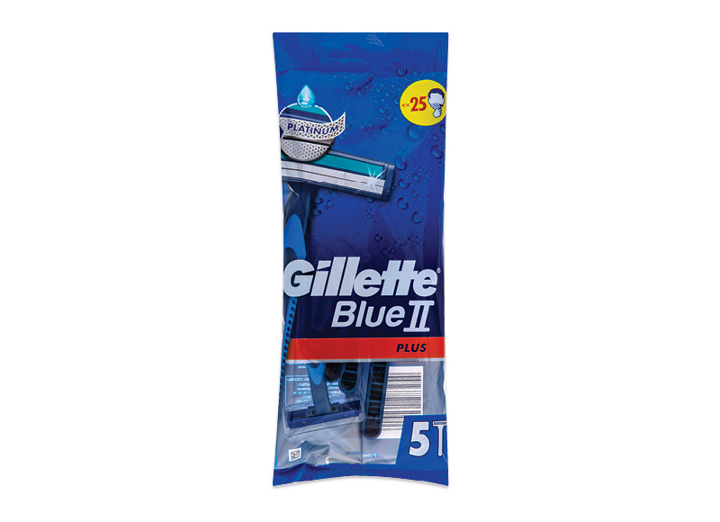 Vienkartiniai skustuvai GILLETTE BLUE II