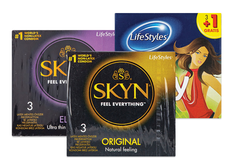 Prezervatyvams ir lubrikantams LIFESTYLES