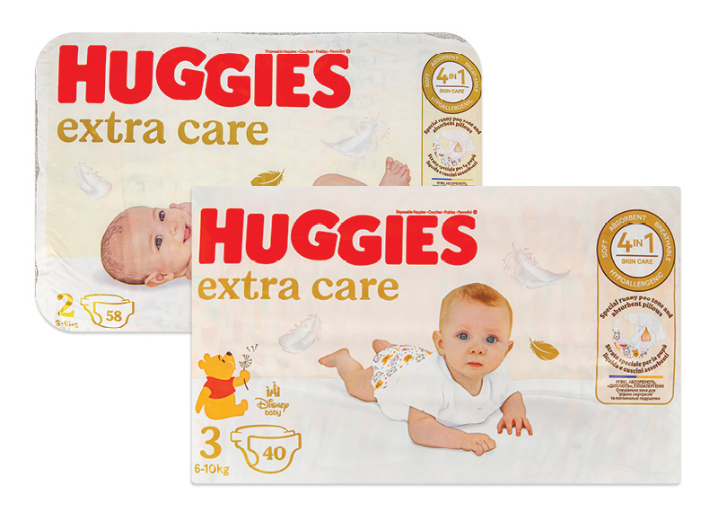 Sauskelnėms HUGGIES EXTRA CARE