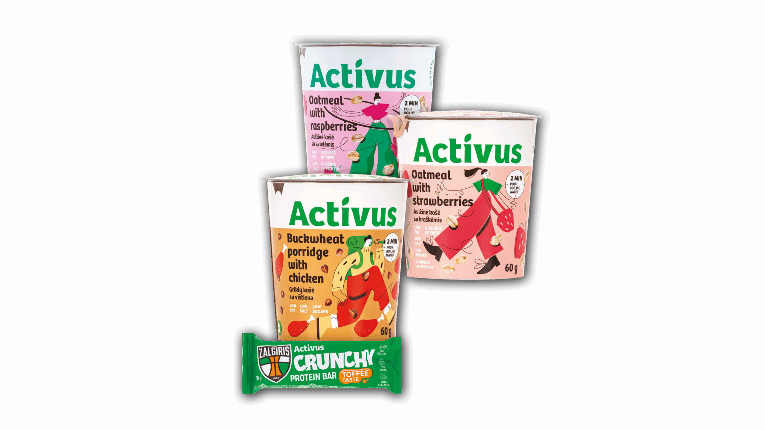 Košėms, batonėliams ACTIVUS