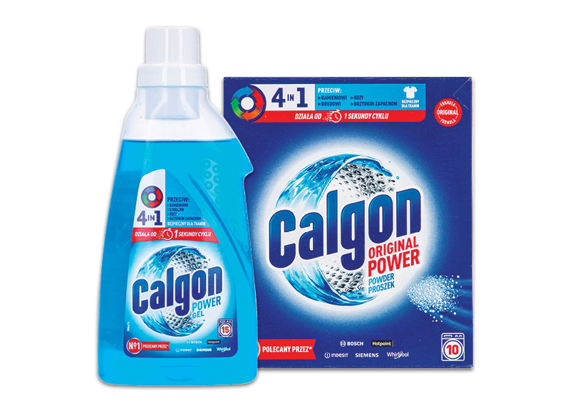 Vandens minkštikliams, nukalkinimo milteliams CALGON