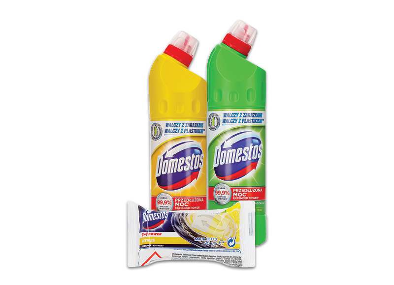 Tualetų valikliams DOMESTOS