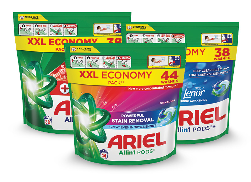 Skalbimo priemonėms ARIEL