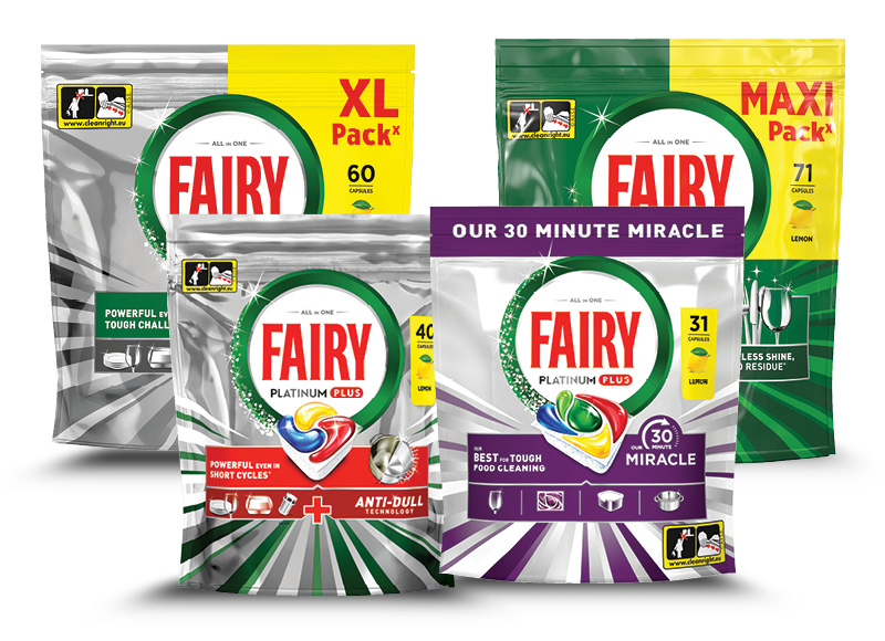Indaplovių kapsulėms FAIRY