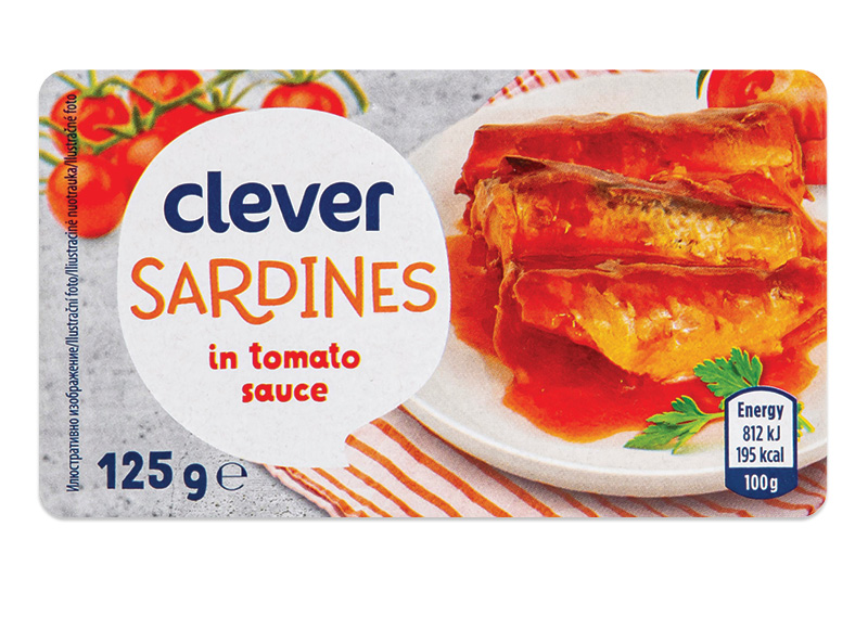 CLEVER sardinės pomidorų padaže