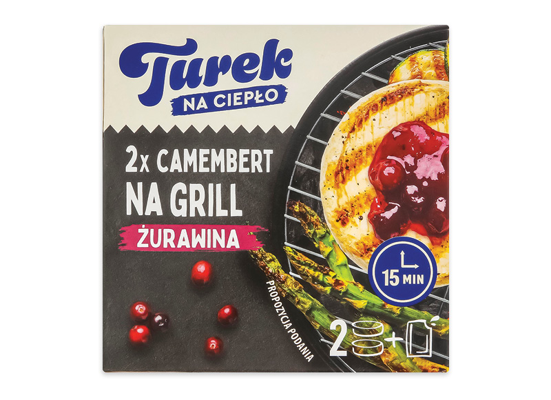 Kepamasis sūris TUREK GRILL su spanguolių uogiene