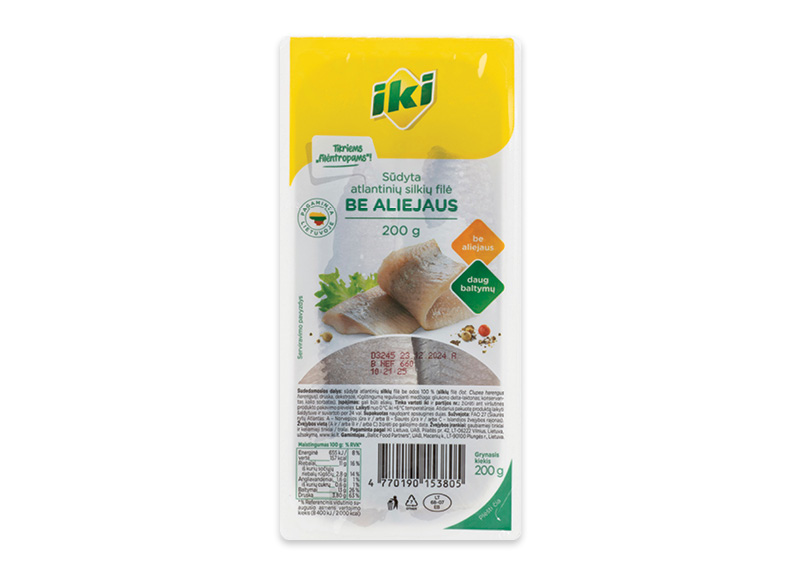IKI atlantinių silkių filė