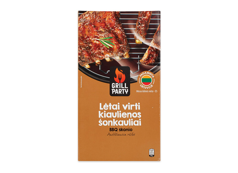 Lėtai virti kiaulienos šonkauliai