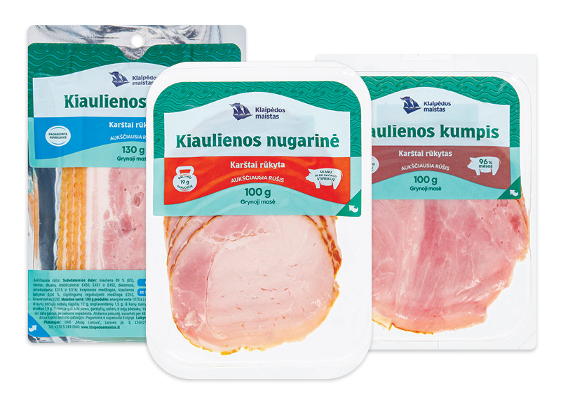 Mėsos gaminiams KLAIPĖDOS MAISTAS