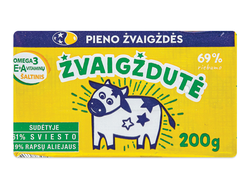 Tepusis riebalų mišinys ŽVAIGŽDUTĖ