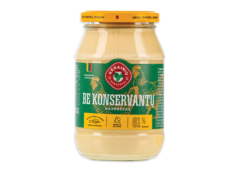 Majonezas BE KONSERVANTŲ KĖDAINIŲ