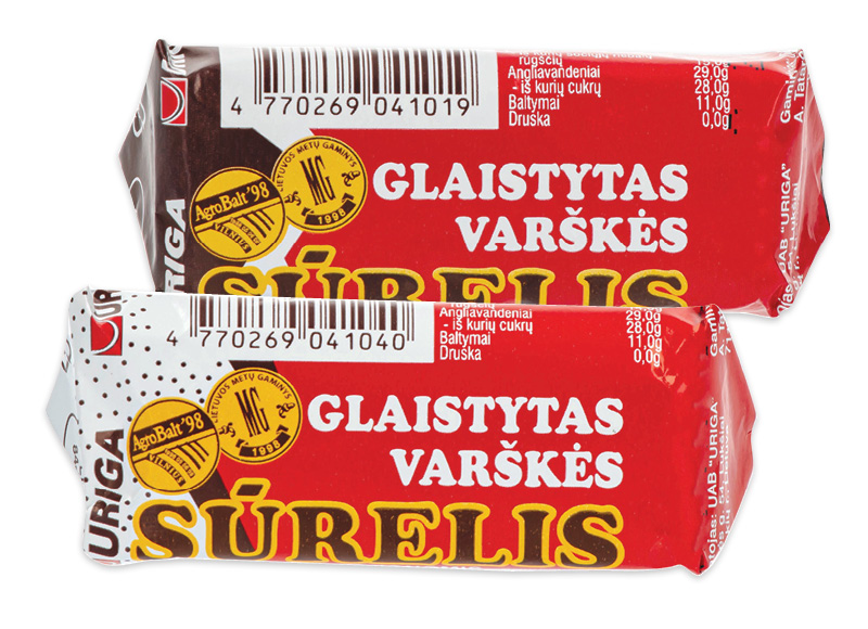 Glaistytas varškės sūrelis URIGA