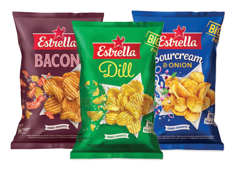 Bulvių traškučiai ESTRELLA