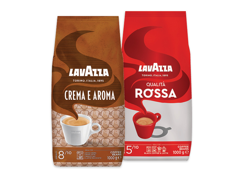 Kavos pupelės LAVAZZA REMA E AROMA, QUALITA ROSSA