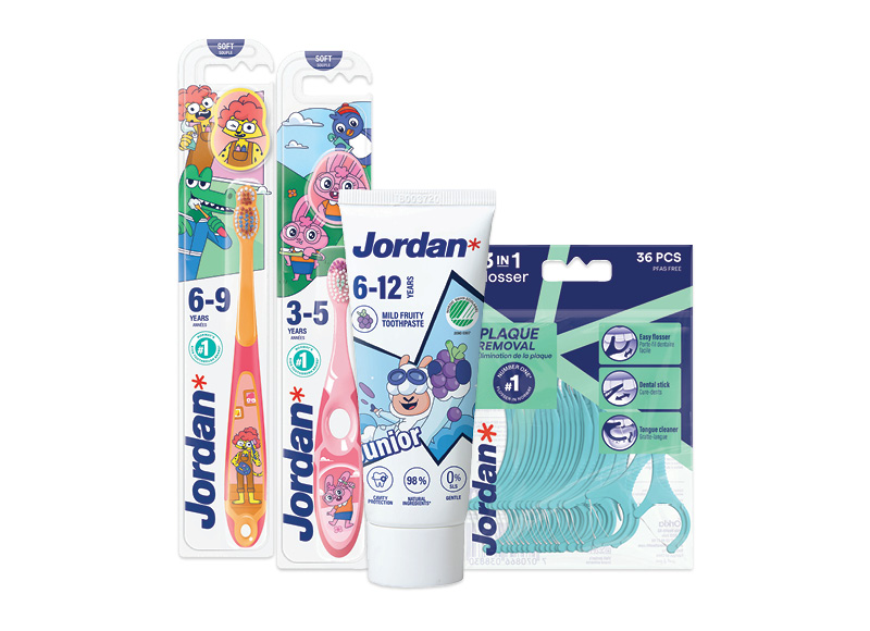 Burnos priežiūros priemonėms JORDAN