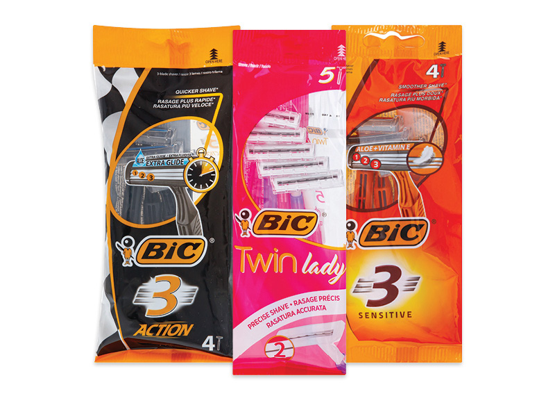 Skutimosi priemonėms BIC