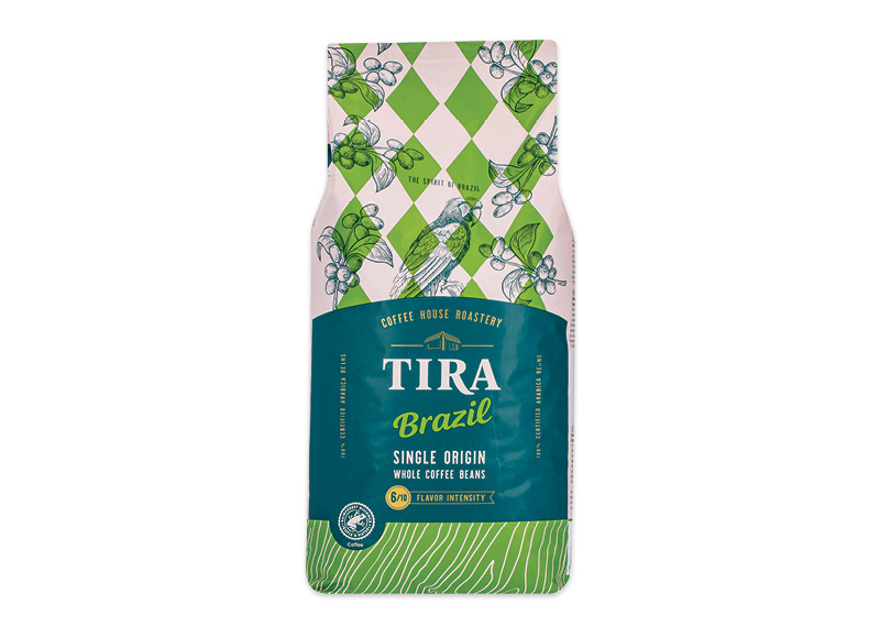 TIRA kavos pupelės BRAZIL SINGLE ORIGIN