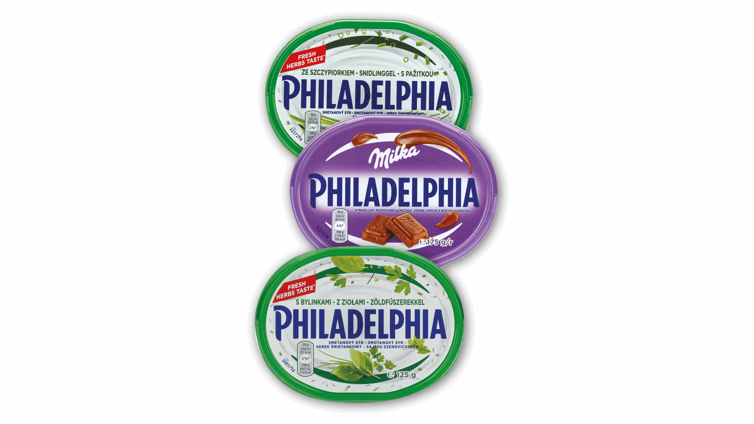 Tepamiesiems sūriams PHILADELPHIA