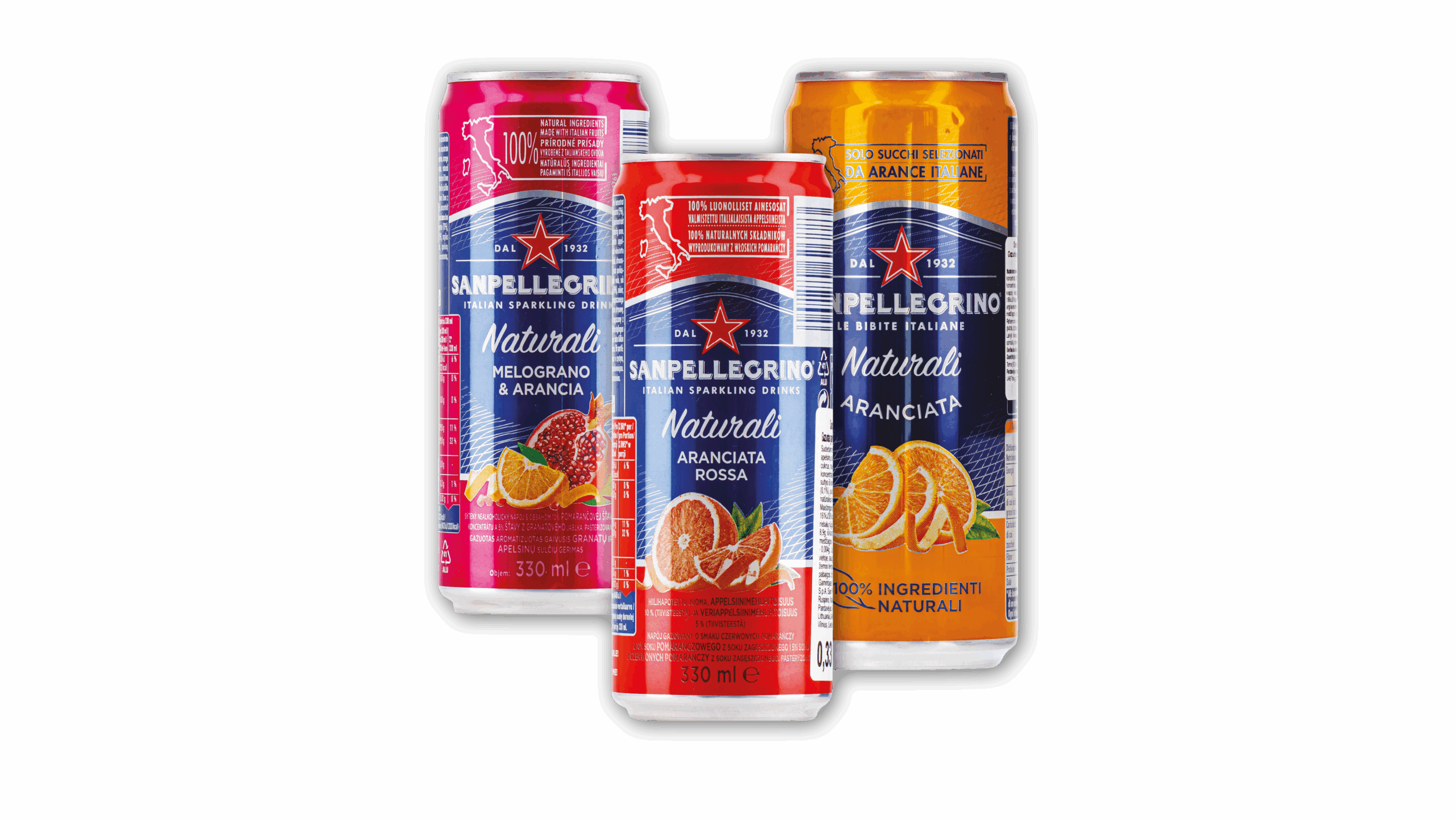 Gazuotas gėrimas SANPELLEGRINO