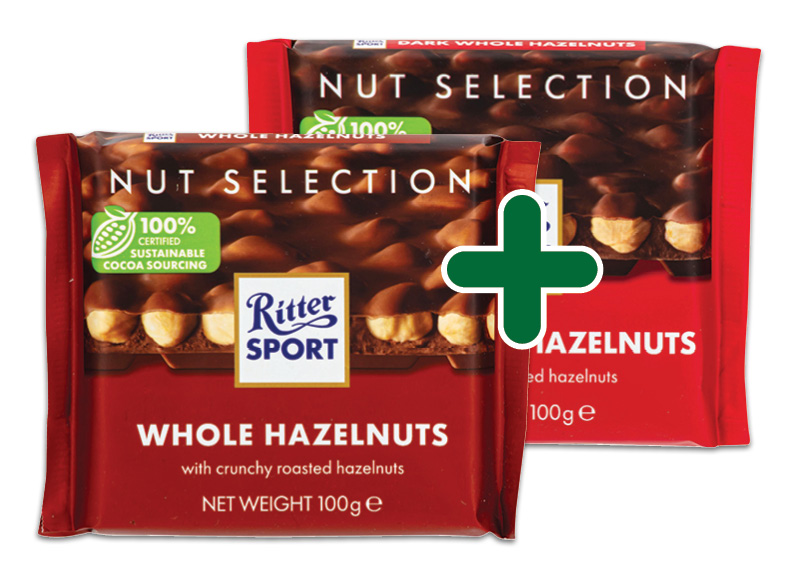 Šokolado plytelė RITTER SPORT