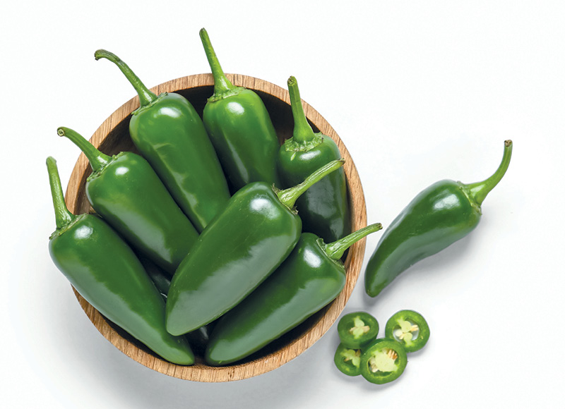 Aitriosios žaliosios JALAPENO paprikos