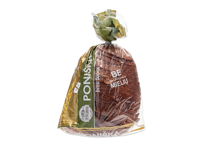 Bemielė šviesi plikyta duona PONIŠKA