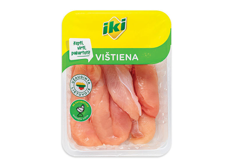 IKI šviežia viščiukų broilerių vidinė filė