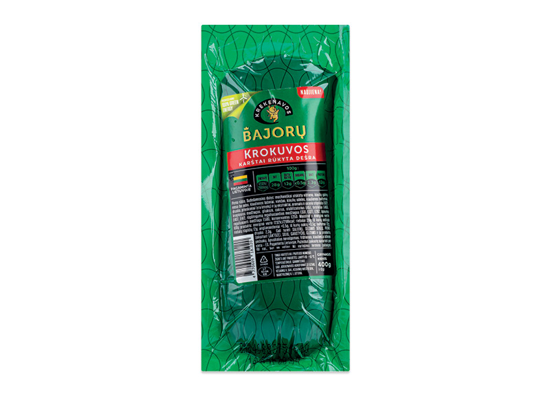 Karštai rūkyta BAJORŲ KROKUVOS dešra