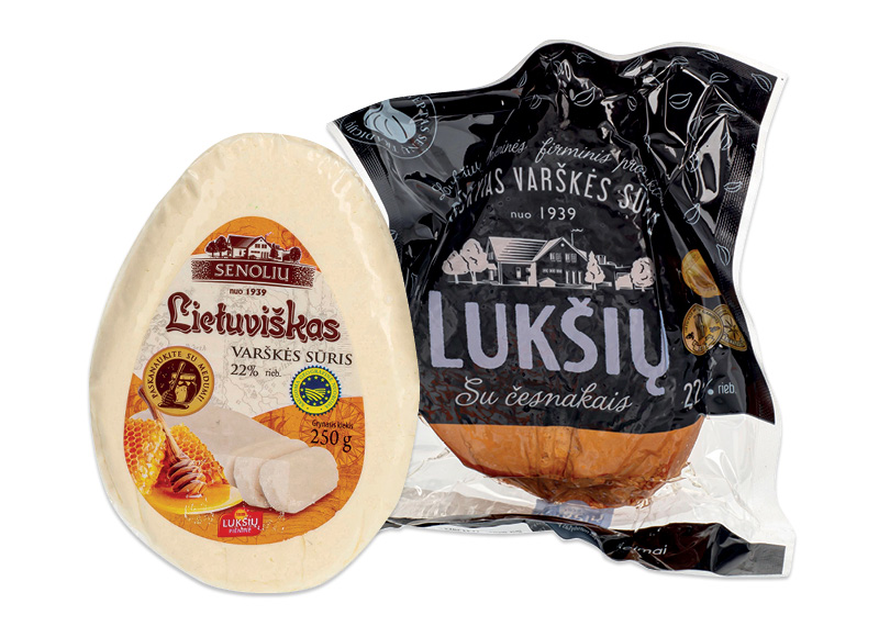 Varškės sūriams LUKŠIŲ ir SENOLIŲ