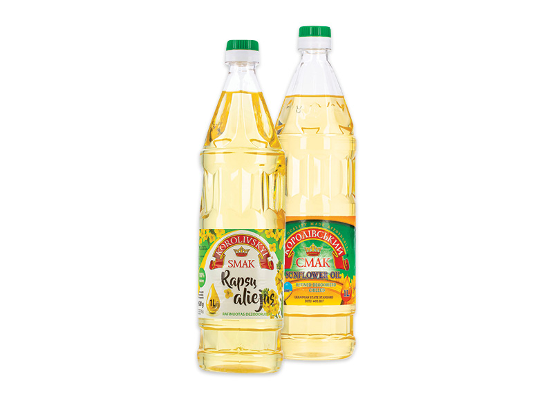 Saulėgrąžų ar rapsų aliejus KOROLIVSKIJ SMAK