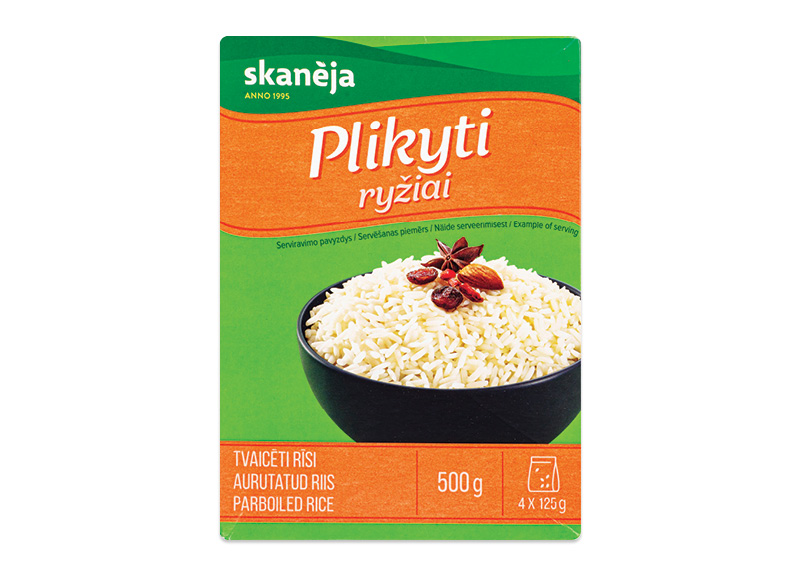 Plikyti ryžiai SKANĖJA
