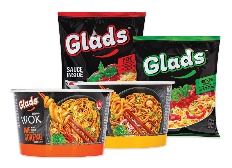 Greitai paruošiamiems makaronams GLADS