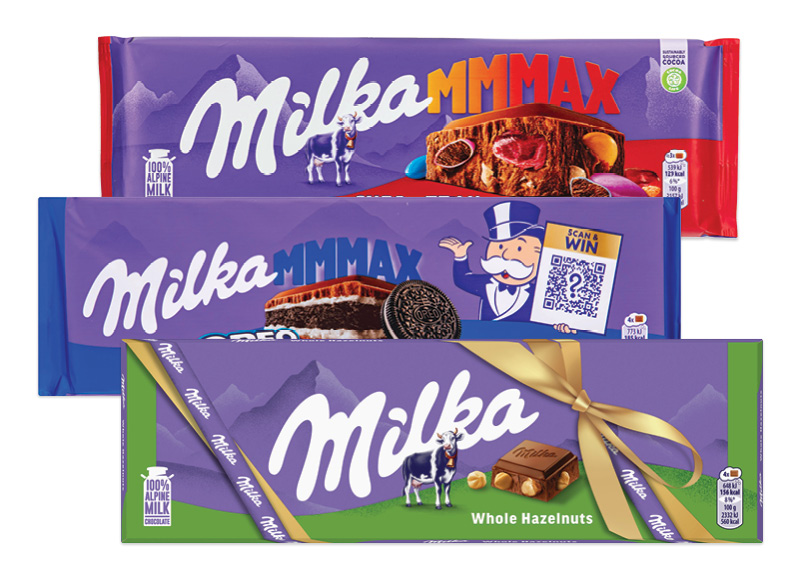 Šokolado plytelė MILKA