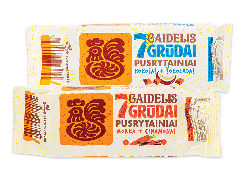 Sausainiai GAIDELIS 7 GRŪDAI