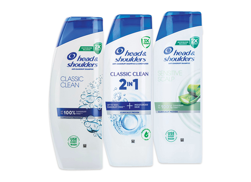 Plaukų priežiūros priemonėms HEAD & SHOULDERS