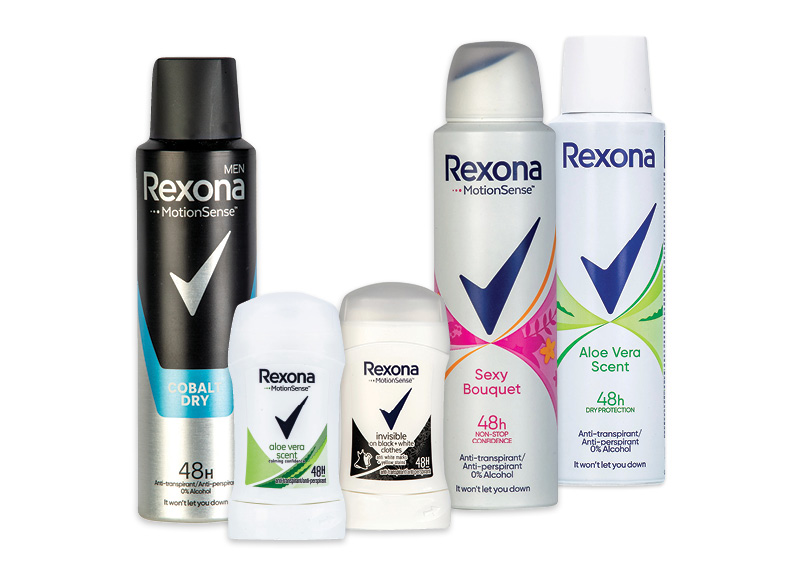 Dezodorantams REXONA