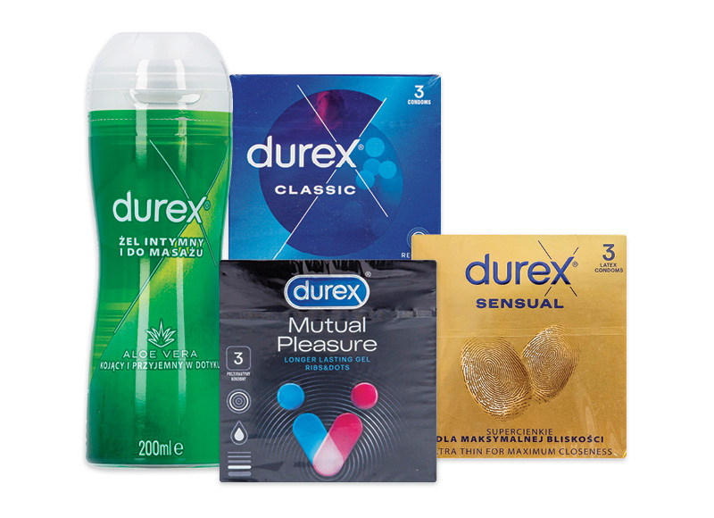 Prezervatyvams ir lubrikantams DUREX