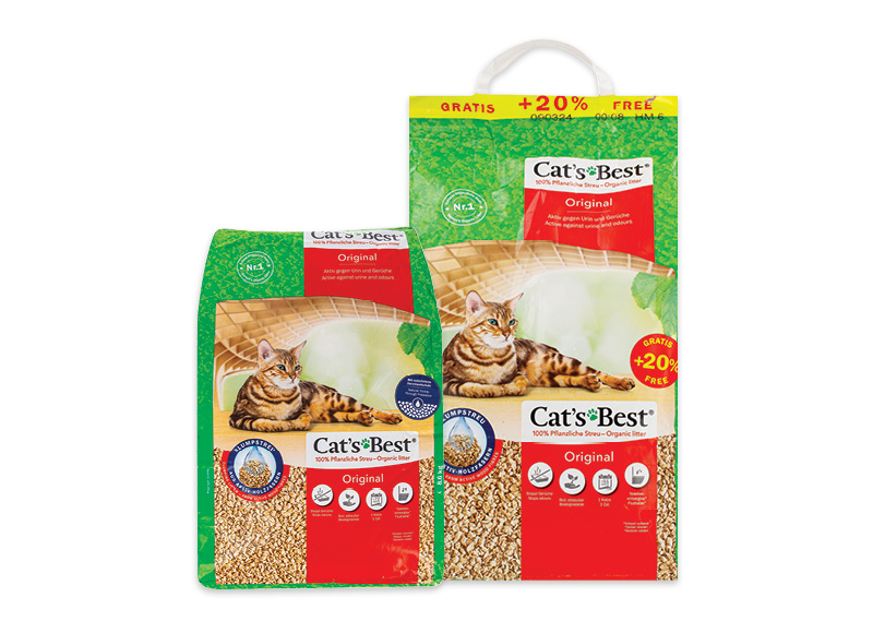 Natūraliam sušokančiam pjuvenų kraikui CAT’S BEST