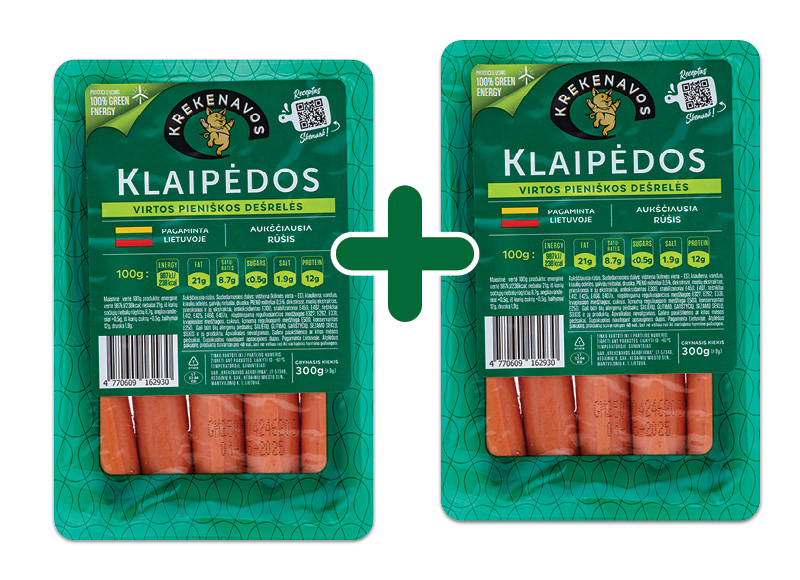Virtos pieniškos KLAIPĖDOS dešrelės