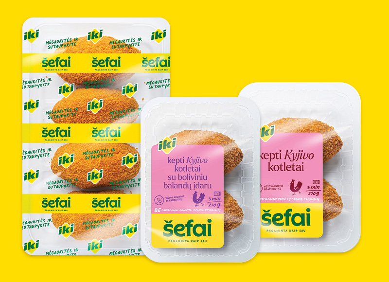 IKI ŠEFAI keptiems KYJIVO kotletams