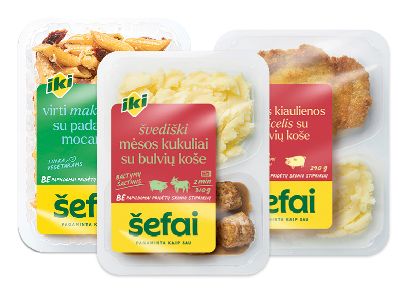 IKI ŠEFAI pietų rinkiniai