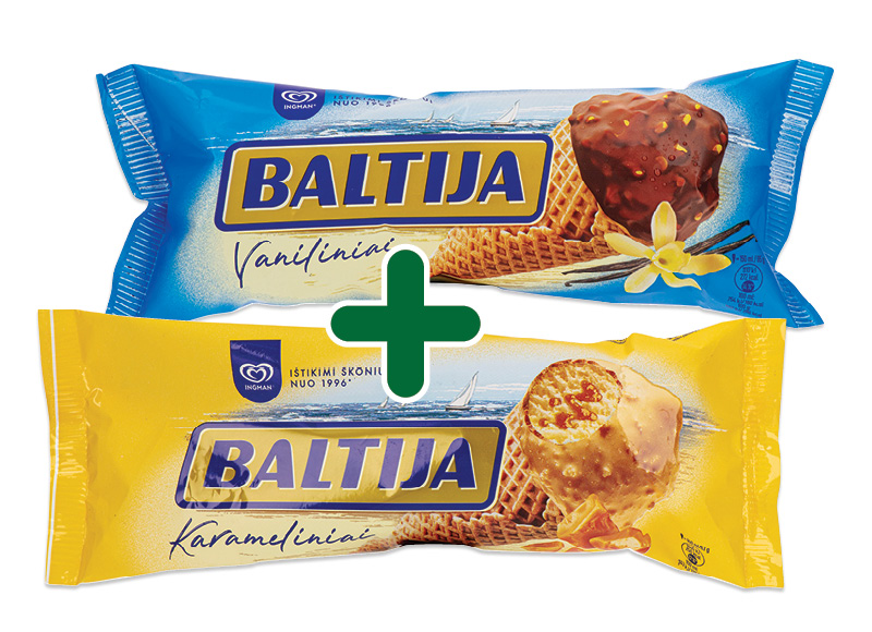 Ledai vafliniame ragelyje BALTIJA